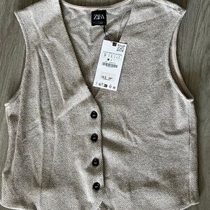 Zara Women's small vest new with tags